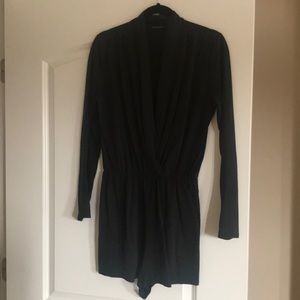 Long sleeve drapey romper